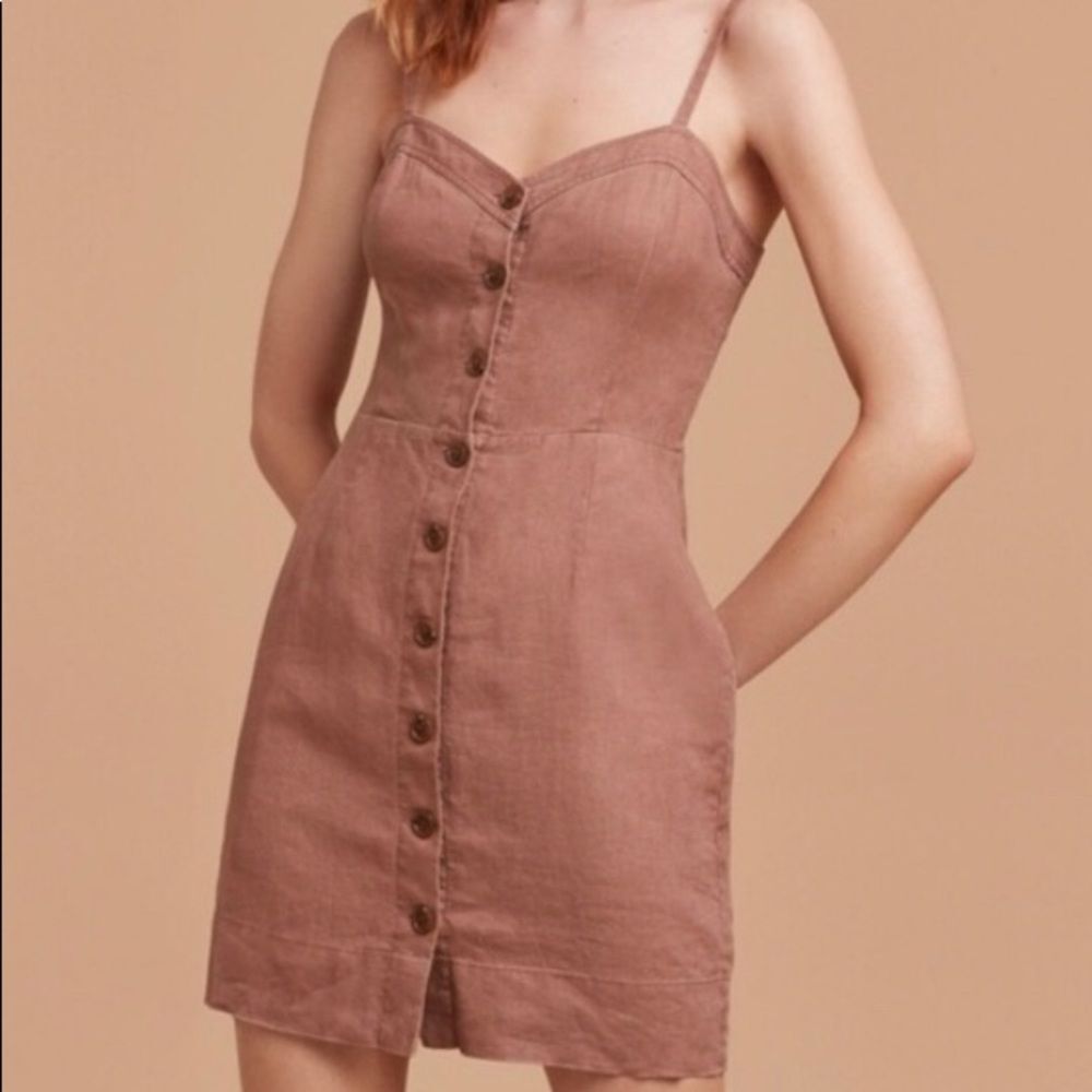 Wilfred Ducharme Button Down Linen Dress